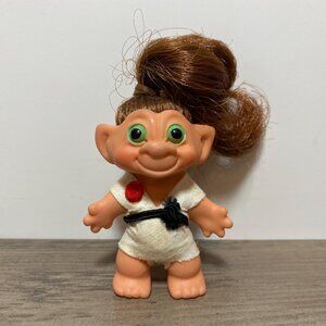 1960s Troll Doll with Rooted Hair Rootie Beatnik? Painted Eyes